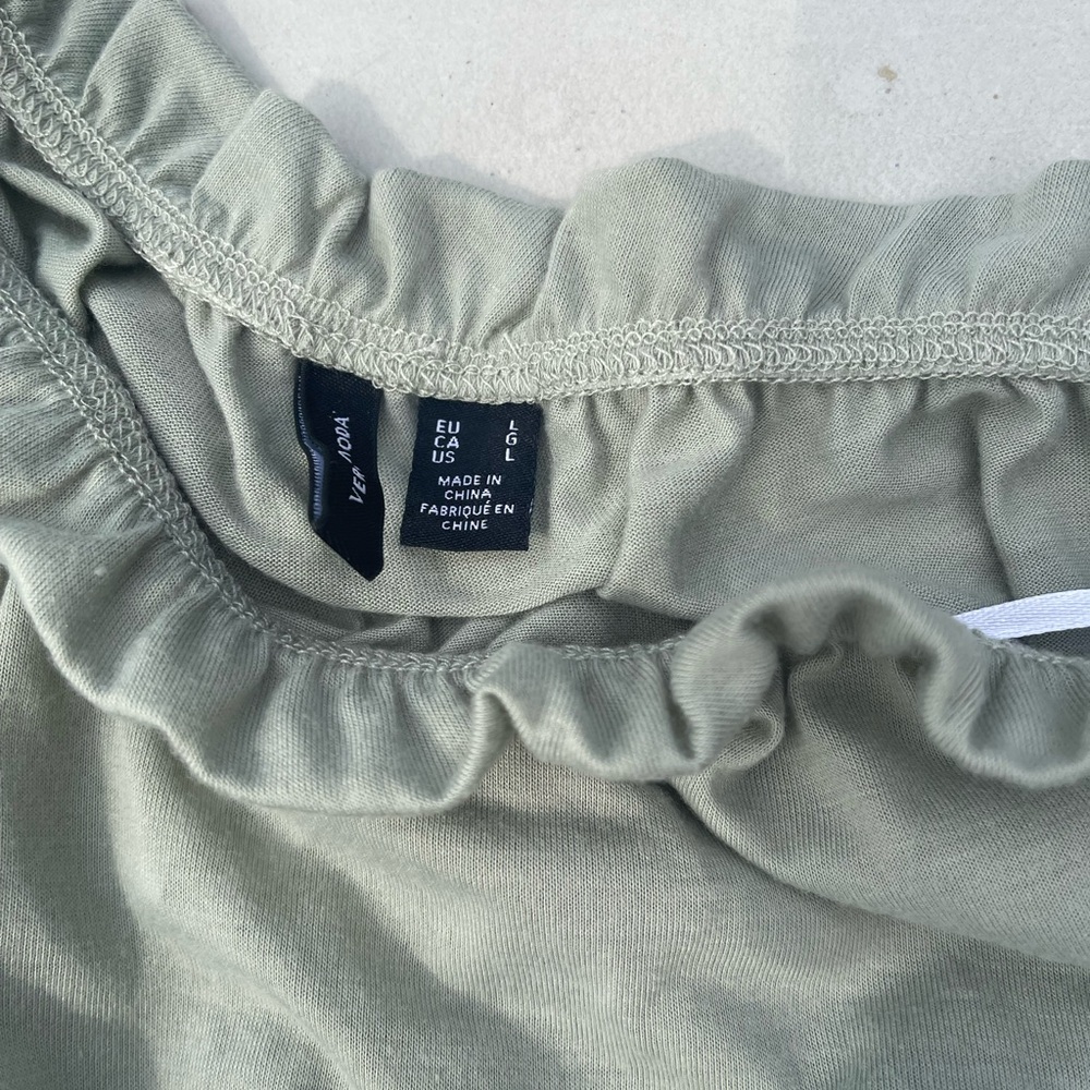 Vero Moda Green Crop Top